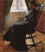 Edvard Munch Aunt sitting  in the rocking chair china oil painting artist